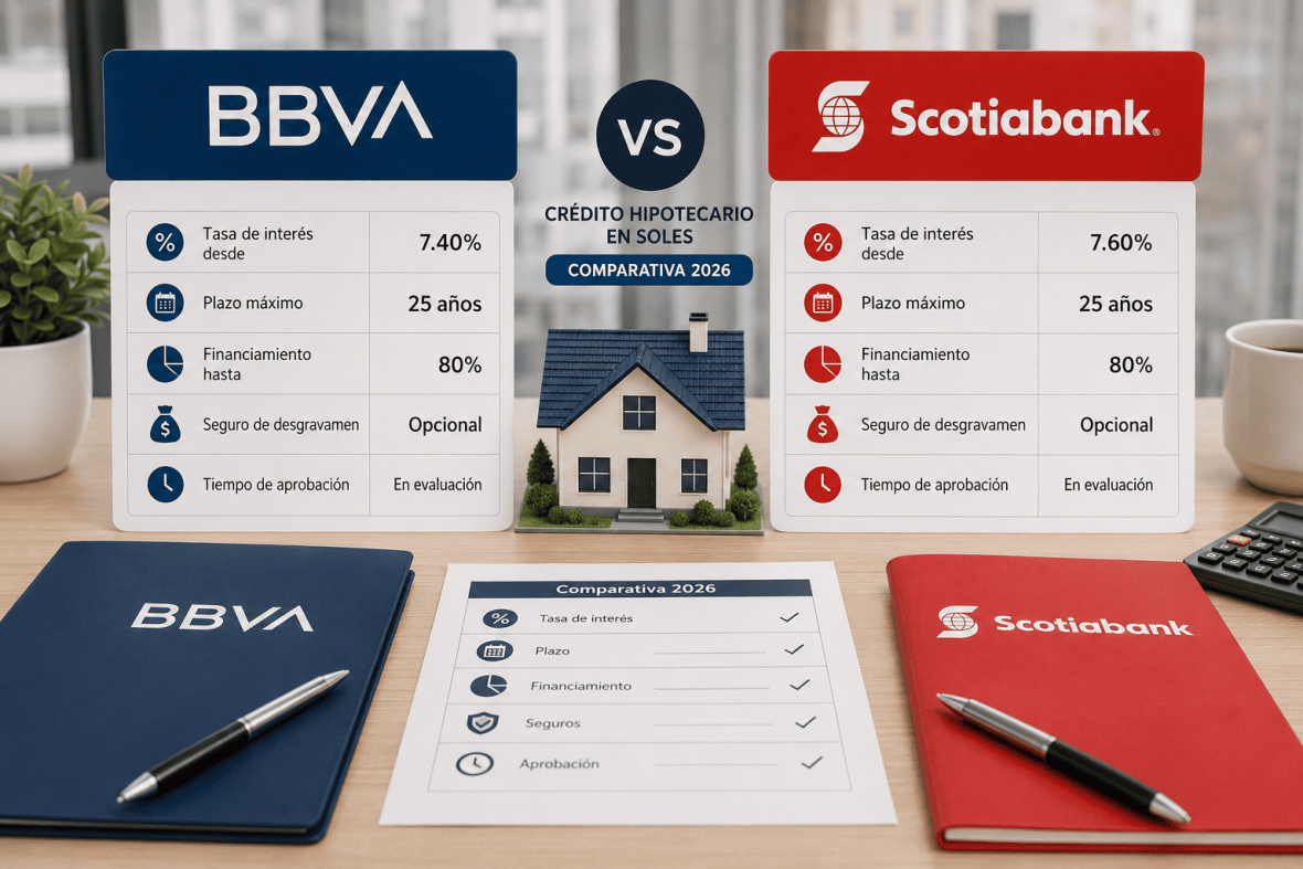 BBVA vs Scotia crédito hipotecario