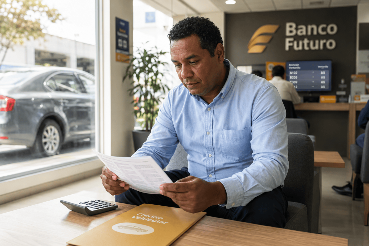 Crédito vehicular compara bancos