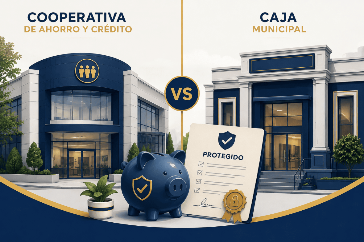 Cooperativas de ahorro y crédito vs cajas municipales