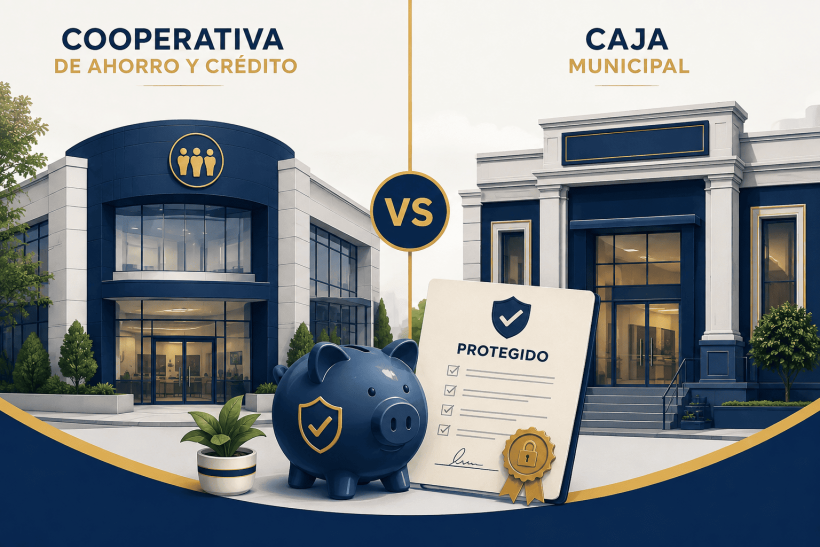 Cooperativas de ahorro y crédito vs cajas municipales